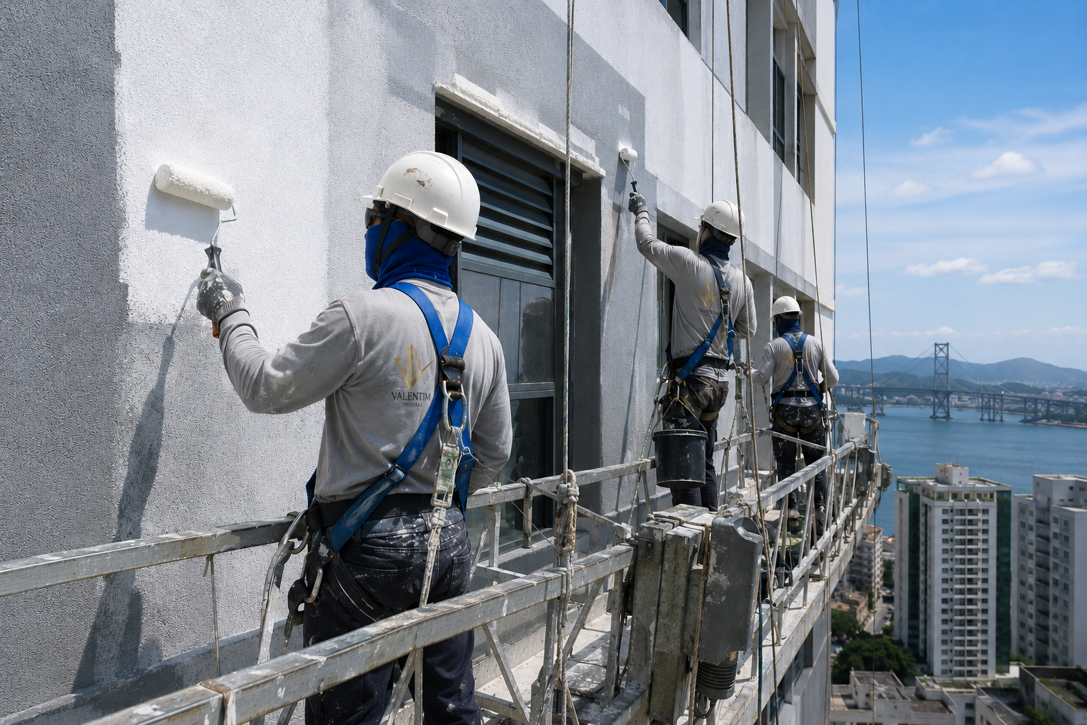Equipe Valentim Engenharia em Obra Predial